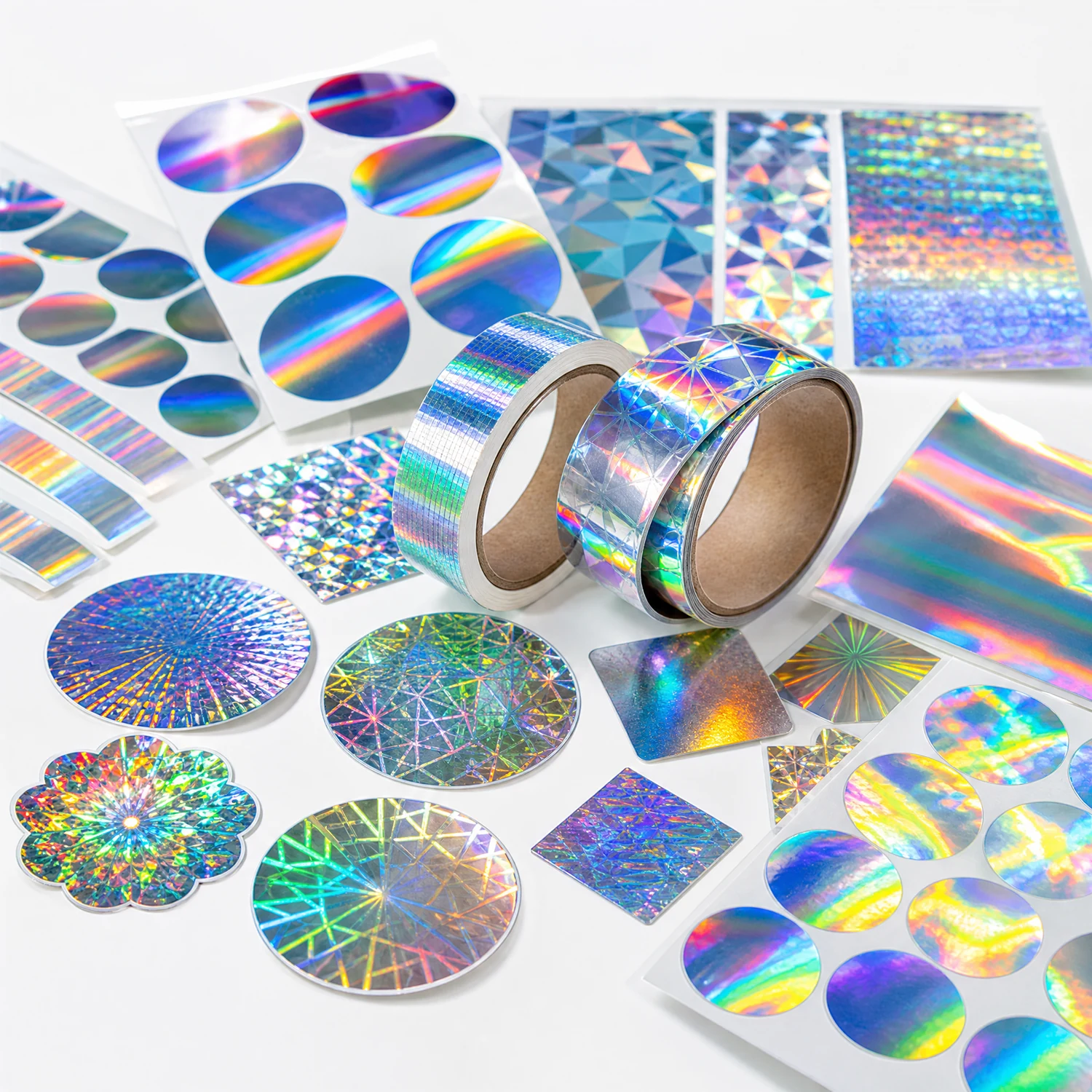 Пример изображения custom holographic stickers